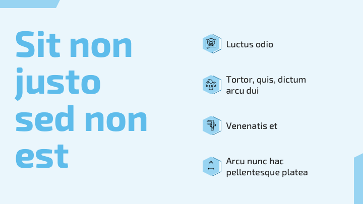 Hexaria Blue Geometric slide 3